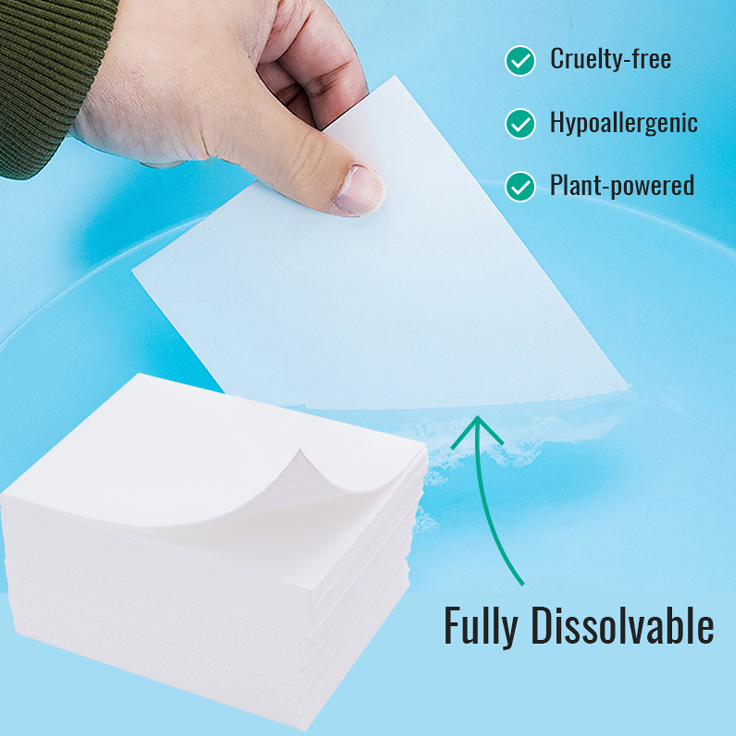 Flyfit Total dissolution Laundry detergent sheets